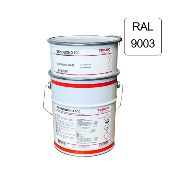 Епоксидна фарба для бетонної підлоги Teknobond 600 5 кг Біла (RAL 9003) (Текнобонд 600)